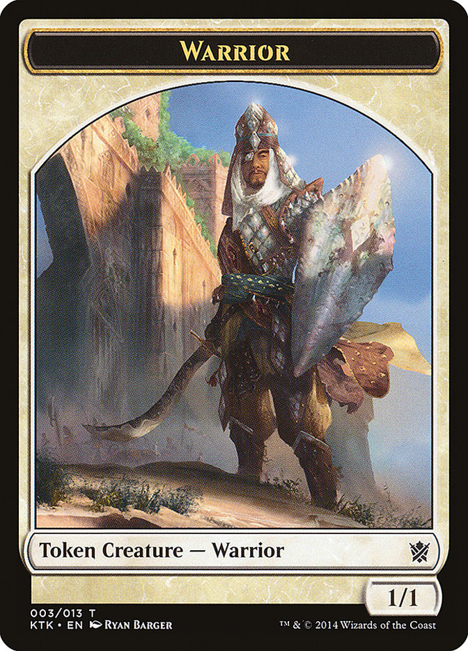 Warrior (003/013) [Khans of Tarkir Tokens] | Tacoma Games
