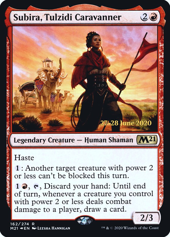 Subira, Tulzidi Caravanner  [Core Set 2021 Prerelease Promos] | Tacoma Games