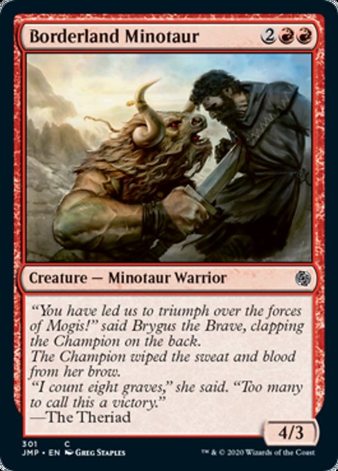 Borderland Minotaur [Jumpstart] | Tacoma Games