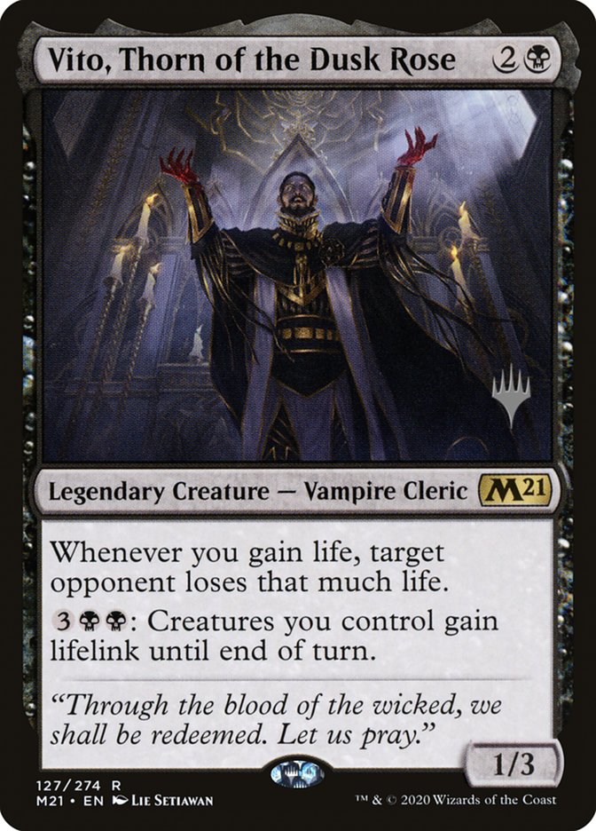 Vito, Thorn of the Dusk Rose (Promo Pack) [Core Set 2021 Promos] | Tacoma Games