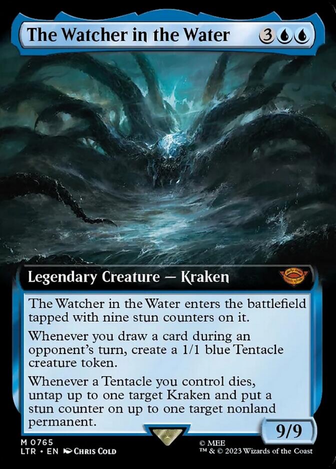 The Watcher in the Water (Extended Art) (Surge Foil) [The Lord of the Rings: Tales of Middle-Earth] | Tacoma Games