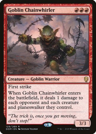 Goblin Chainwhirler [Dominaria] | Tacoma Games