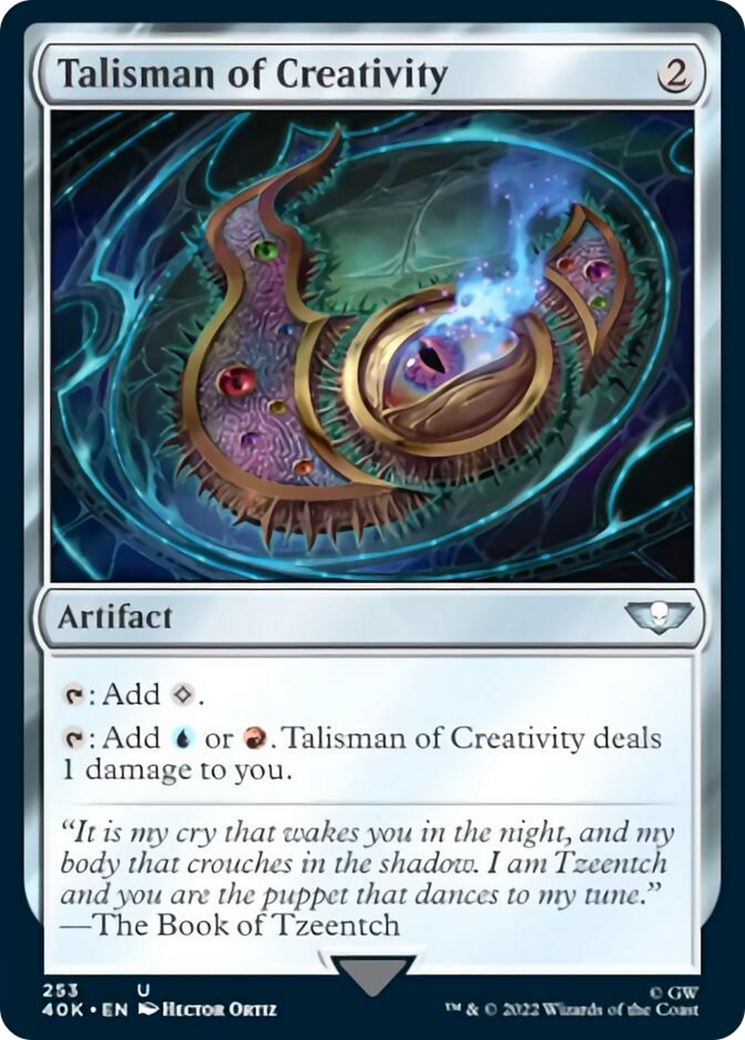 Talisman of Creativity (Surge Foil) [Universes Beyond: Warhammer 40,000] | Tacoma Games