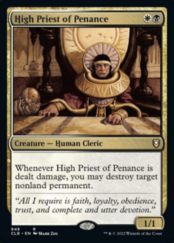 High Priest of Penance [Commander Legends: Battle for Baldur's Gate] | Tacoma Games