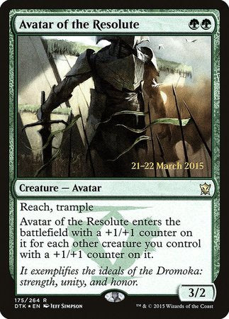 Avatar of the Resolute [Dragons of Tarkir Promos] | Tacoma Games