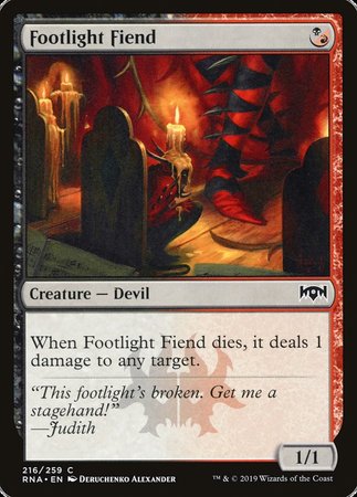 Footlight Fiend [Ravnica Allegiance] | Tacoma Games