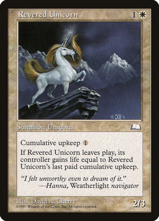 Revered Unicorn [Weatherlight] | Tacoma Games