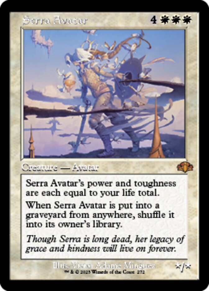 Serra Avatar (Retro) [Dominaria Remastered] | Tacoma Games