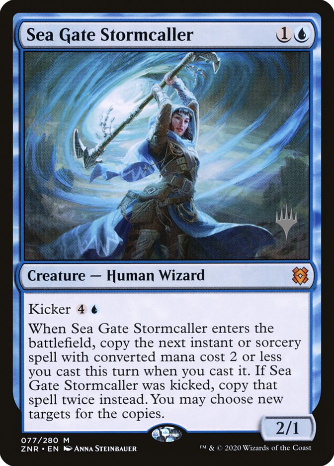 Sea Gate Stormcaller (Promo Pack) [Zendikar Rising Promos] | Tacoma Games