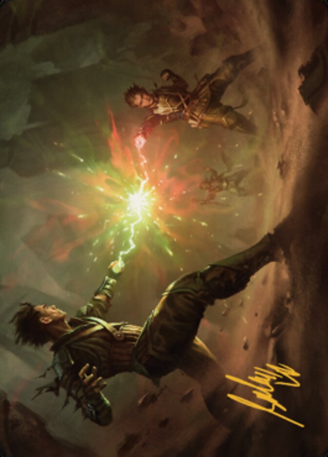 Brotherhood's End Art Card (Gold-Stamped Signature) [The Brothers' War Art Series] | Tacoma Games