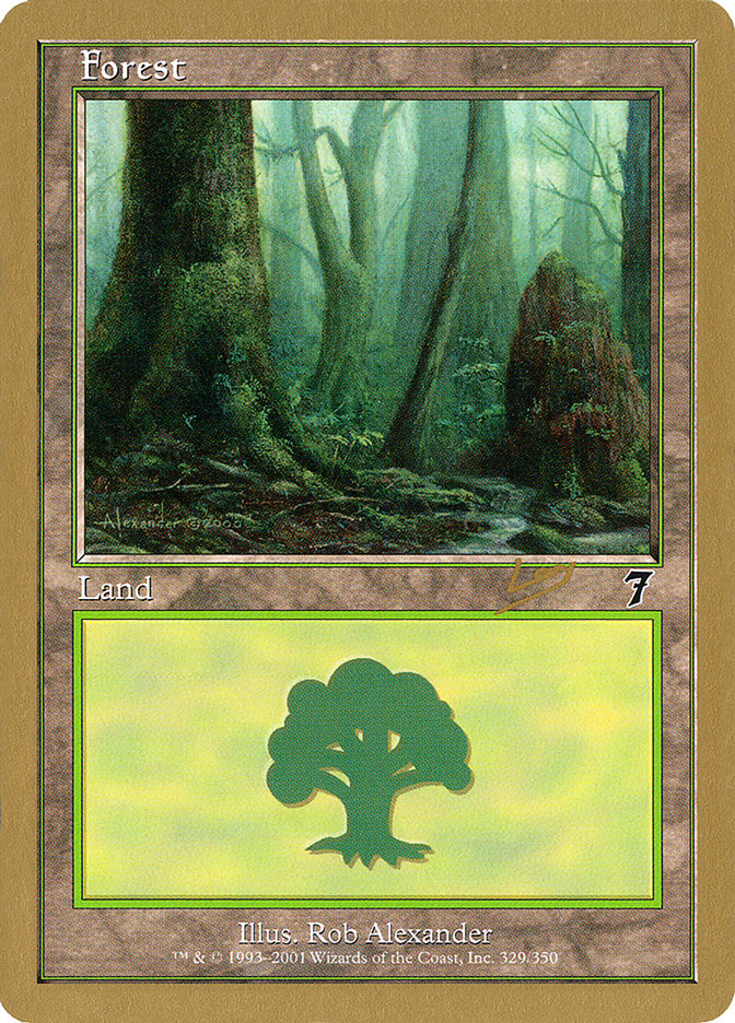 Forest (rl329) (Raphael Levy) [World Championship Decks 2002] | Tacoma Games