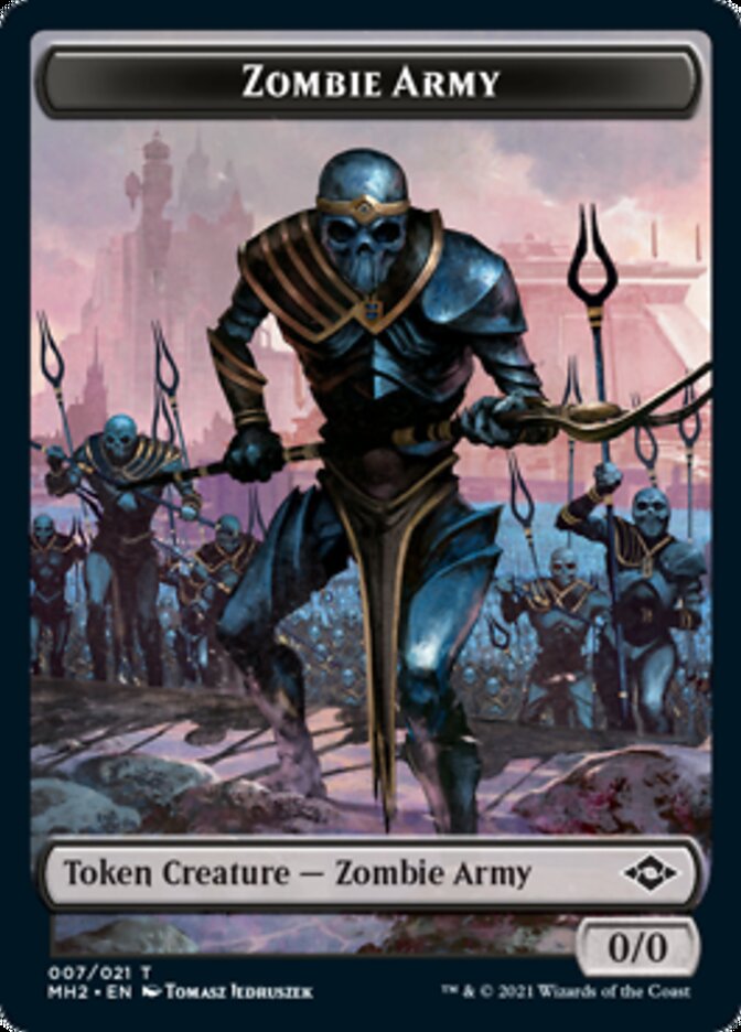 Zombie Army Token [Modern Horizons 2 Tokens] | Tacoma Games