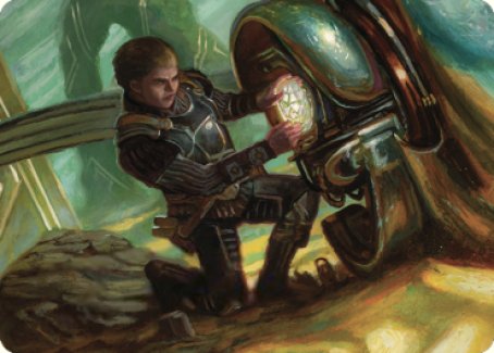 Urza, Powerstone Prodigy Art Card [The Brothers' War Art Series] | Tacoma Games