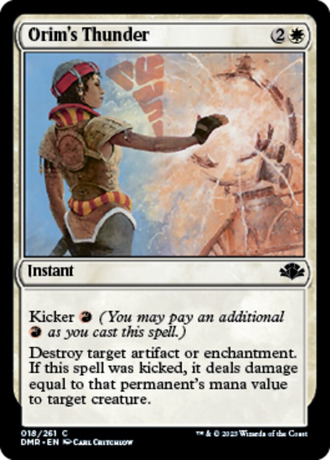 Orim's Thunder [Dominaria Remastered] | Tacoma Games