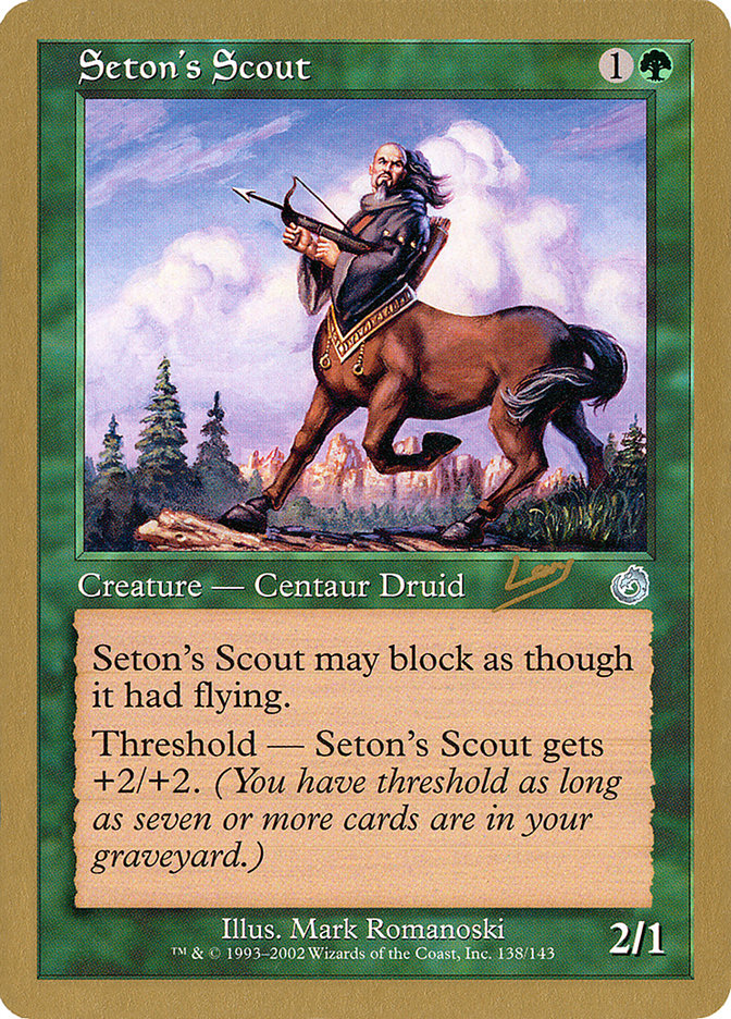 Seton's Scout (Raphael Levy) [World Championship Decks 2002] | Tacoma Games