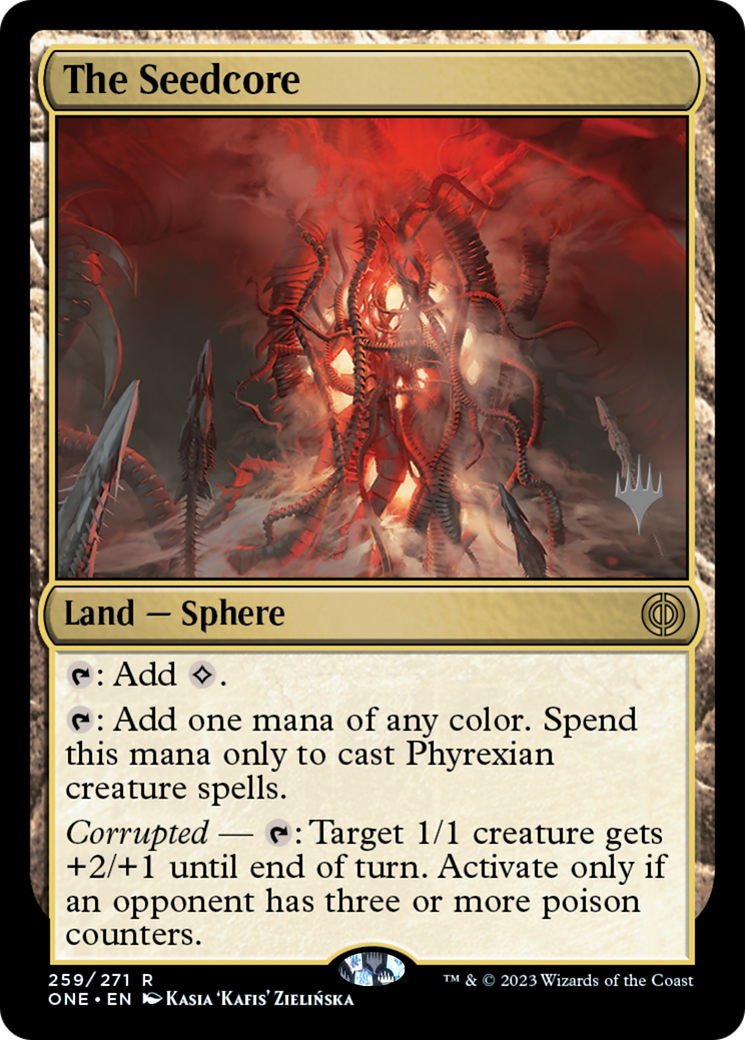 The Seedcore (Promo Pack) [Phyrexia: All Will Be One Promos] | Tacoma Games