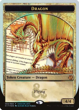 Gold Dragon Token [HasCon 2017] | Tacoma Games