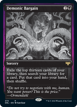 Demonic Bargain [Innistrad: Double Feature] | Tacoma Games