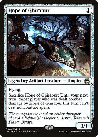 Hope of Ghirapur [Aether Revolt Promos] | Tacoma Games