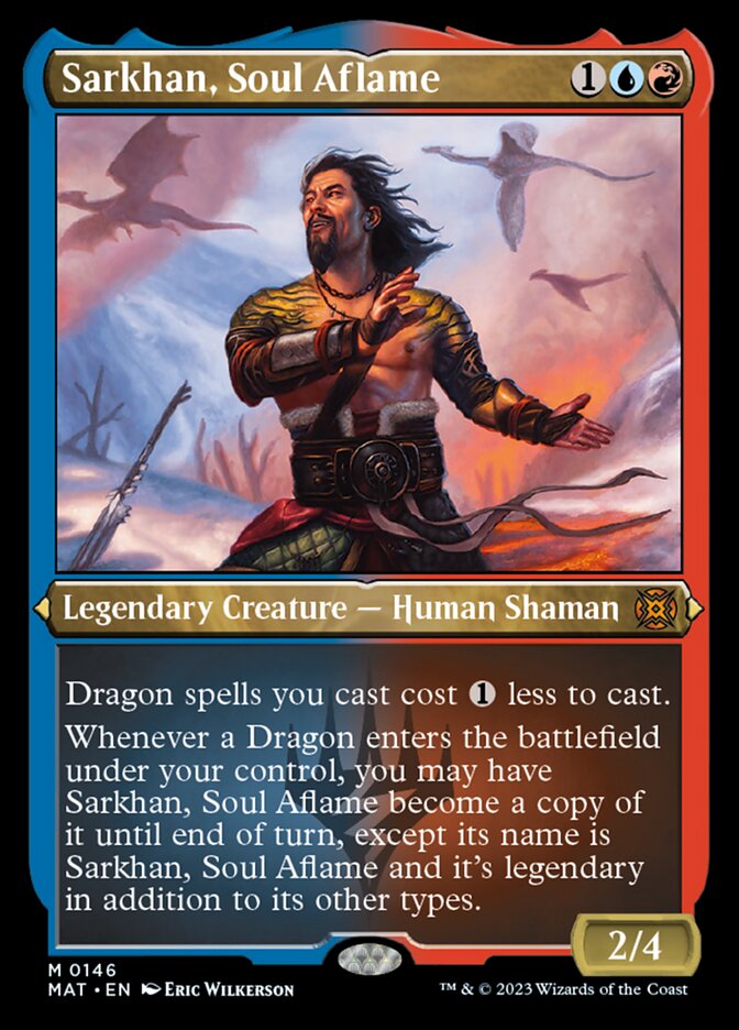 Sarkhan, Soul Aflame (Foil Etched) [March of the Machine: The Aftermath] | Tacoma Games