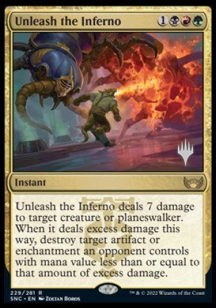 Unleash the Inferno (Promo Pack) [Streets of New Capenna Promos] | Tacoma Games