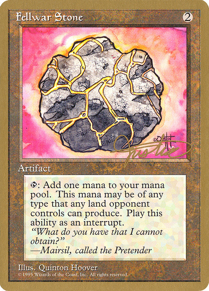 Fellwar Stone (Mark Justice) [Pro Tour Collector Set] | Tacoma Games