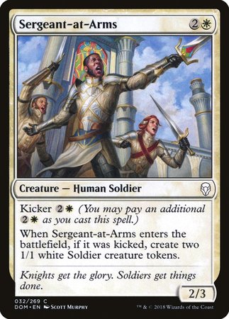 Sergeant-at-Arms [Dominaria] | Tacoma Games