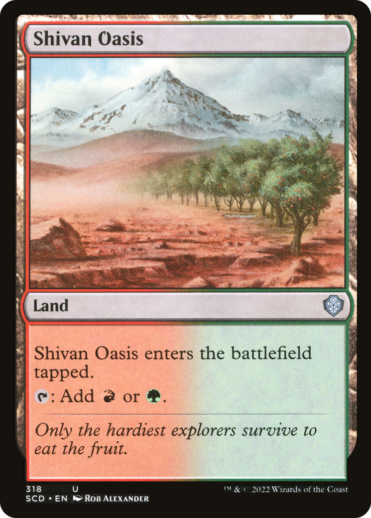 Shivan Oasis [Starter Commander Decks] | Tacoma Games