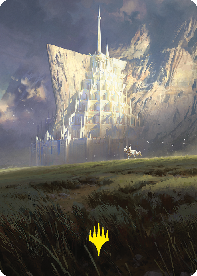 Minas Tirith Art Card (Gold-Stamped Signature) [The Lord of the Rings: Tales of Middle-earth Art Series] | Tacoma Games