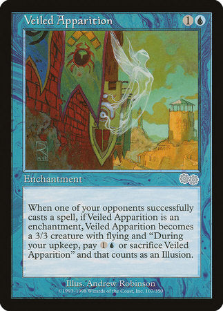 Veiled Apparition [Urza's Saga] | Tacoma Games