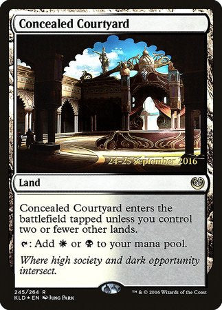 Concealed Courtyard [Kaladesh Promos] | Tacoma Games