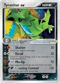 Tyranitar ex (111) [Unseen Forces] | Tacoma Games