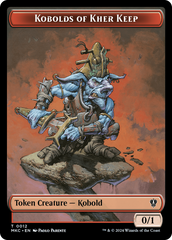 Gold // Kobolds of Kher Keep Double-Sided Token [Murders at Karlov Manor Commander Tokens] | Tacoma Games