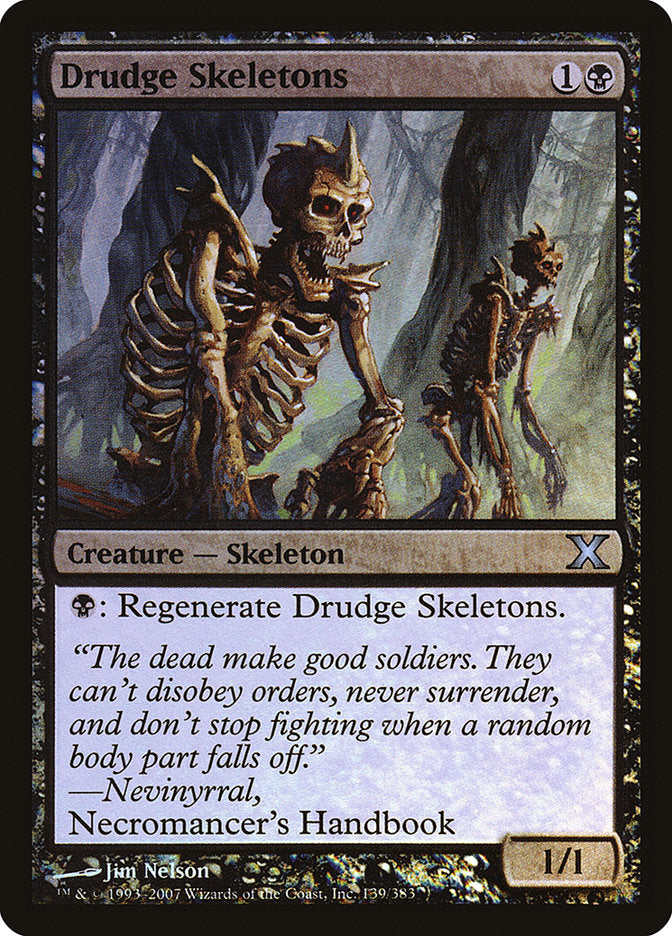 Drudge Skeletons (Premium Foil) [Tenth Edition] | Tacoma Games