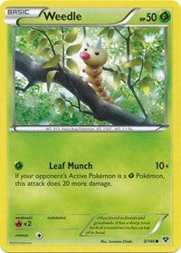 Weedle (3) [XY Base Set] | Tacoma Games