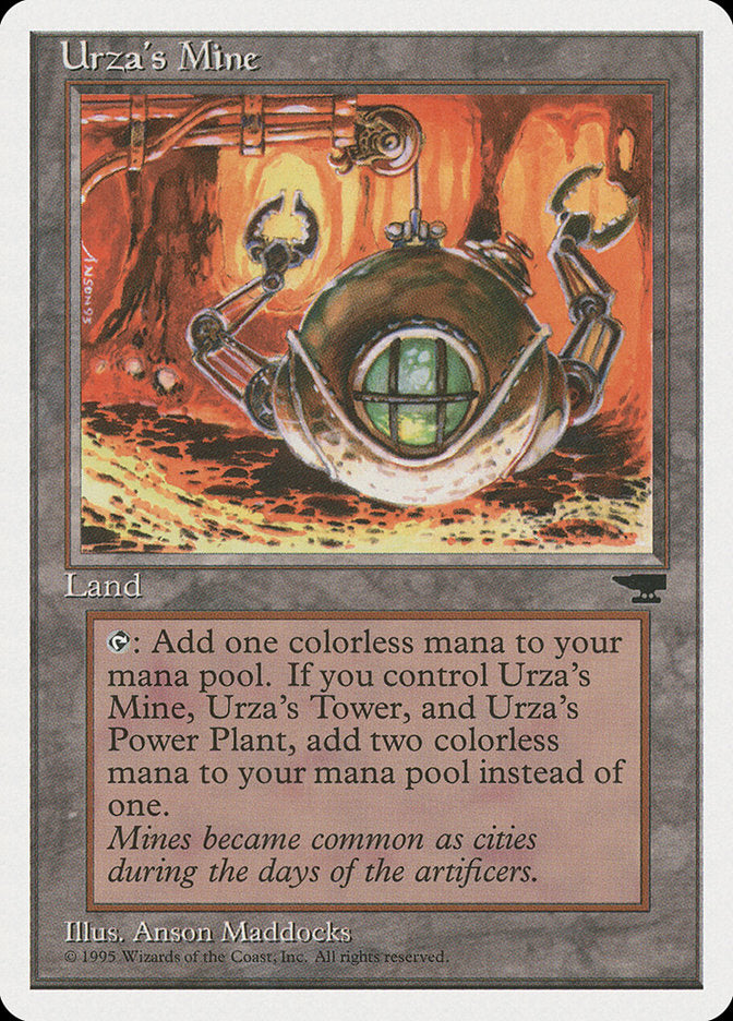 Urza's Mine (Orange Background) [Chronicles] | Tacoma Games