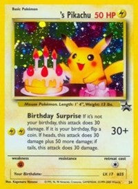 Pikachu (Birthday) (24) [WoTC Promo] | Tacoma Games