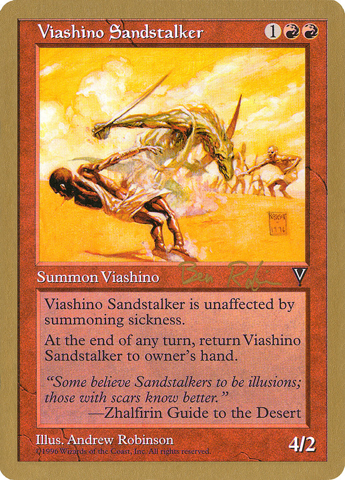 Viashino Sandstalker (Ben Rubin) [World Championship Decks 1998] | Tacoma Games