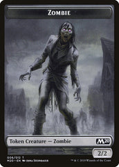 Soldier // Zombie Double-Sided Token [Game Night 2019 Tokens] | Tacoma Games