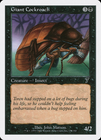 Giant Cockroach [Seventh Edition] | Tacoma Games