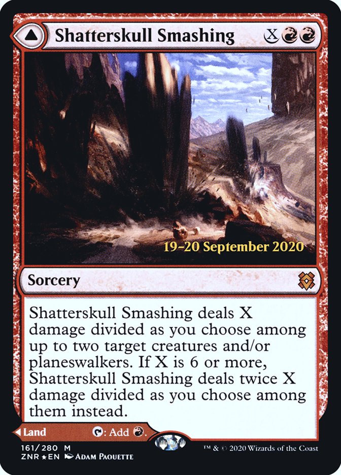 Shatterskull Smashing // Shatterskull, the Hammer Pass  [Zendikar Rising Prerelease Promos] | Tacoma Games
