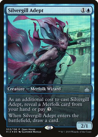 Silvergill Adept [Rivals of Ixalan Promos] | Tacoma Games