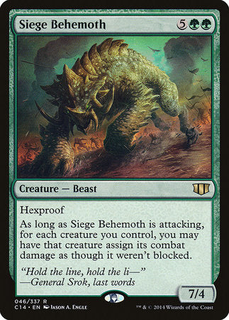 Siege Behemoth [Commander 2014] | Tacoma Games