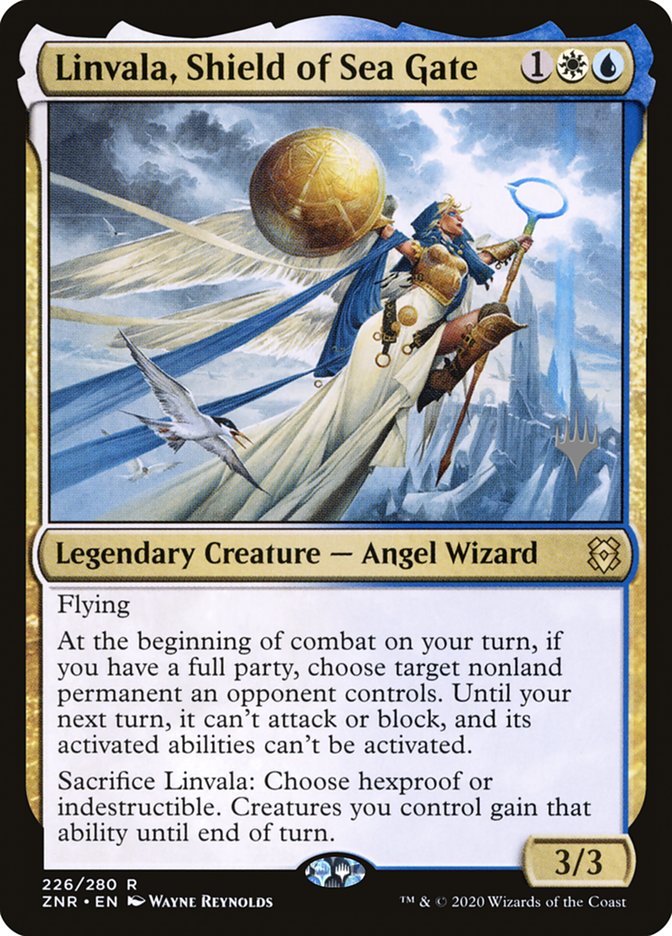 Linvala, Shield of Sea Gate (Promo Pack) [Zendikar Rising Promos] | Tacoma Games