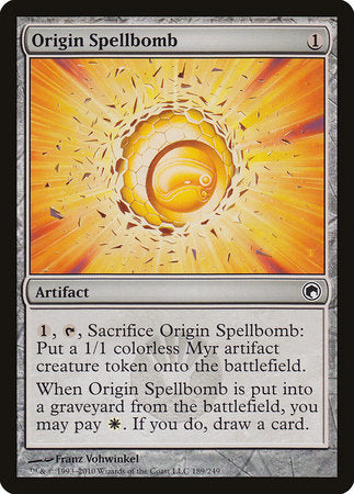 Origin Spellbomb [Scars of Mirrodin] | Tacoma Games