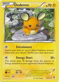 Dedenne (34) [XY - Furious Fists] | Tacoma Games