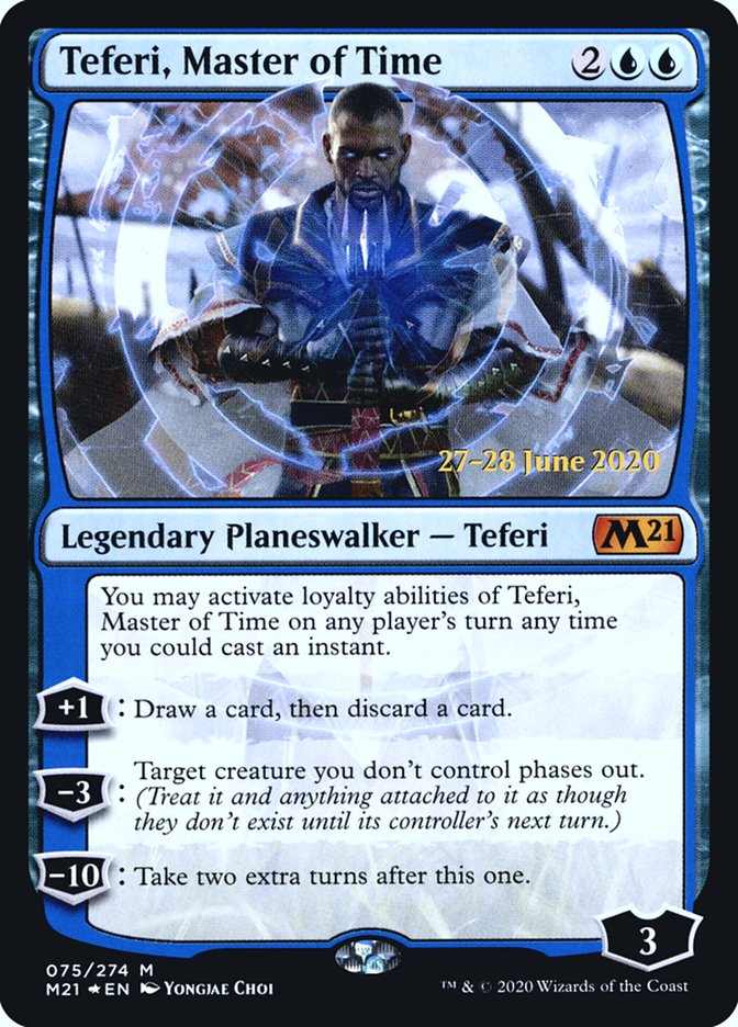 Teferi, Master of Time  [Core Set 2021 Prerelease Promos] | Tacoma Games