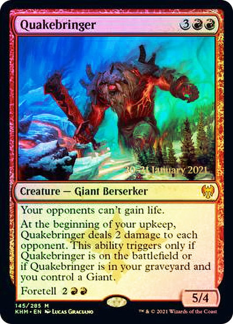 Quakebringer  [Kaldheim Prerelease Promos] | Tacoma Games