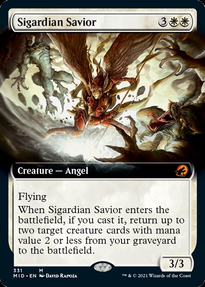 Sigardian Savior (Extended) [Innistrad: Midnight Hunt] | Tacoma Games