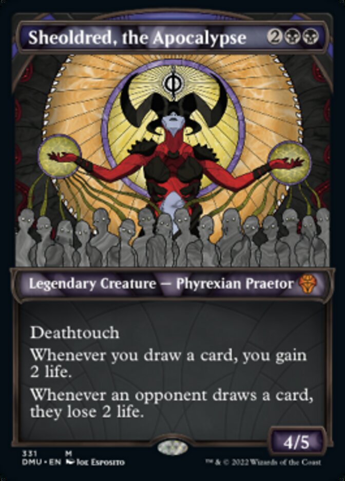 Sheoldred, the Apocalypse (Showcase Textured) [Dominaria United] | Tacoma Games